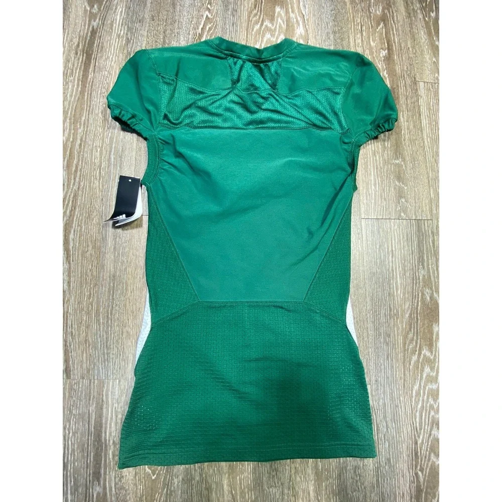 Adidas Football Jersey Men Medium Green Rugby Practice Athletic Blank A1 Stock J